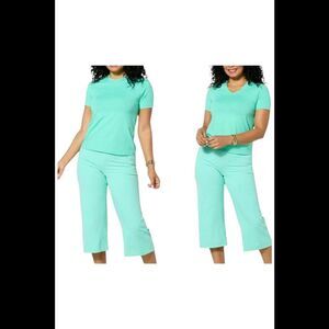 Joy Collection Women's Two Performance Tees Fresh Mint - Regular